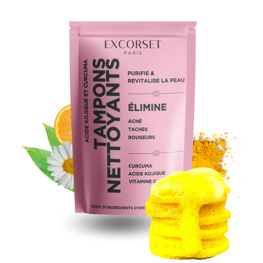 EXCORSET Paris™ | Tampons Éclat Curcuma & Kojique